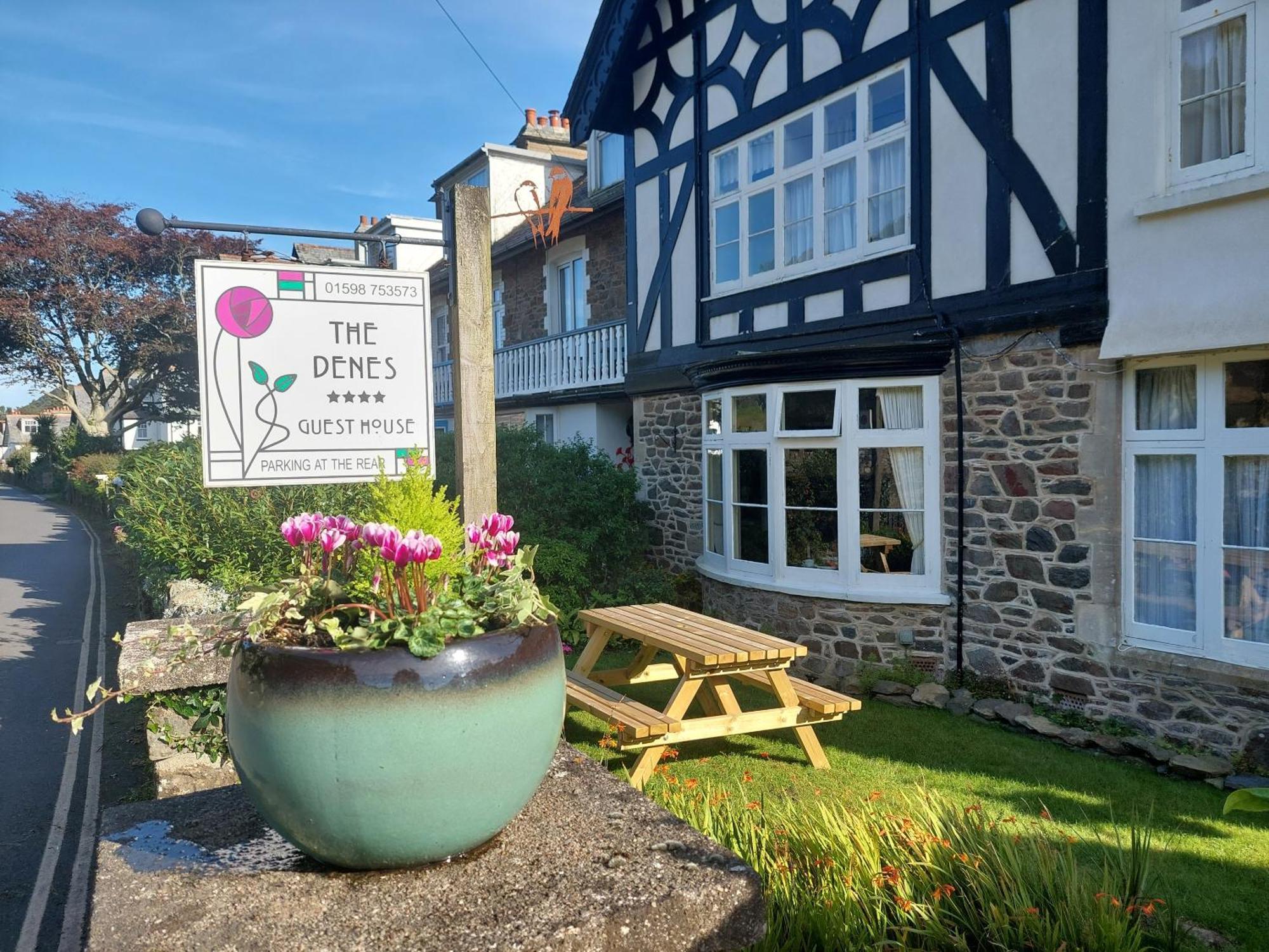 The Denes Bed & Breakfast Lynton Bagian luar foto